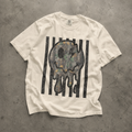 camo smiley graphic tee
