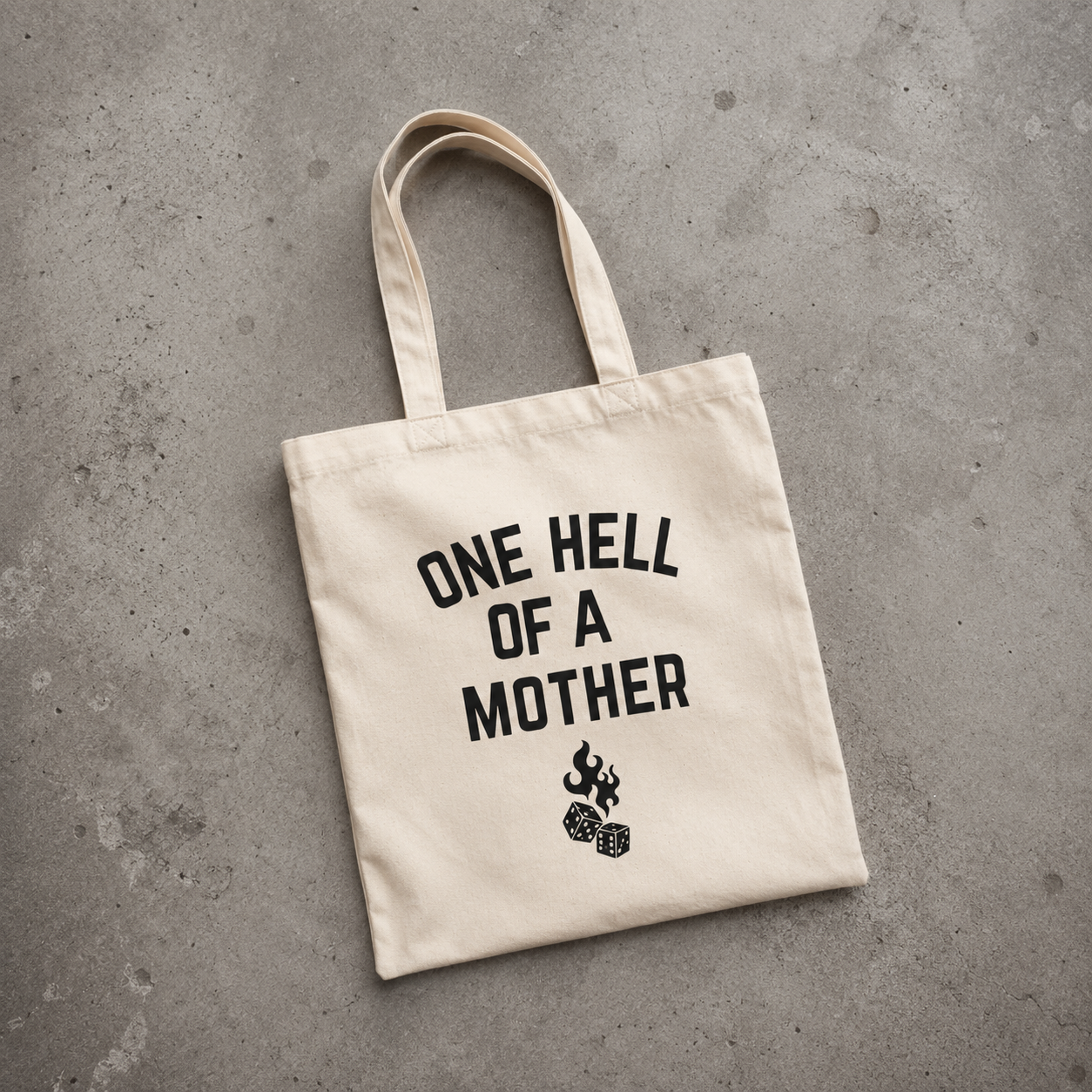 one hell of a mother | canvas tote